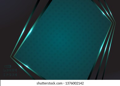 elegant luxury Vector Abstract, science, futuristic,  technology concept with Digital image of gradient stripes lines with blue light,dark blue color background.
