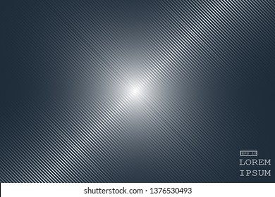 elegant luxury Vector Abstract, science, futuristic,  technology concept with Digital image of gradient stripes lines with blue light,dark blue color background.