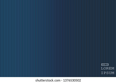 elegant luxury Vector Abstract, science, futuristic,  technology concept with Digital image of gradient stripes lines with blue light,dark blue color background.