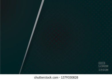 elegant luxury Vector Abstract, science, futuristic,  technology concept with Digital image of gradient stripes lines with dark green color background.