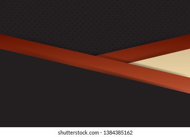 elegant luxury Vector Abstract, science, futuristic, technology concept with Digital image of gradient stripes lines with dark green color background