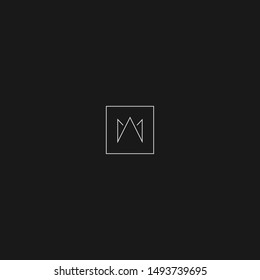 Elegant Luxury W logo shaped as crown