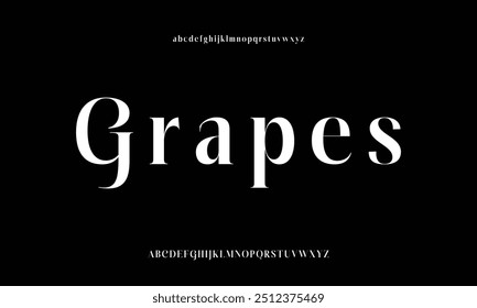 Elegante Luxo casamento alfabeto fonte. Tipografia Luxo clássico lettering serif fontes decorativo casamento logotipo vintage conceito retro. ilustração vetorial