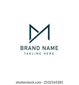 Elegant M Initial Logo for Professional Use
