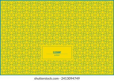 elegant M shape pattern with bright yellow background