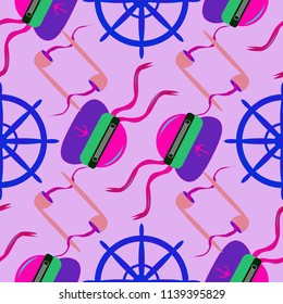 Elegant magic background cap sailor.
