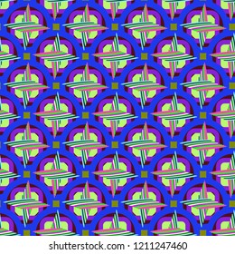 Elegant magical abstract background multicolored seamless.