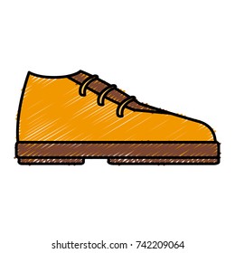 Elegant male shoe
