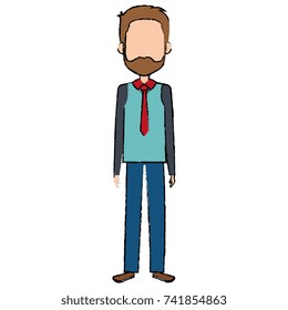 elegant man avatar character