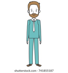elegant man avatar character
