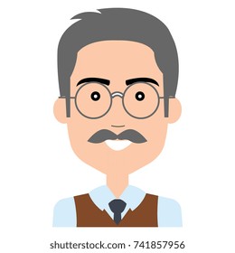 elegant man avatar character