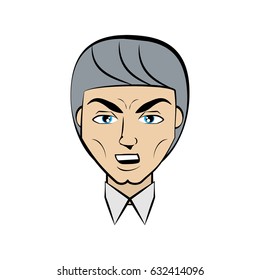 Elegant man cartoon