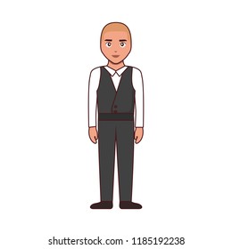 elegant man icon