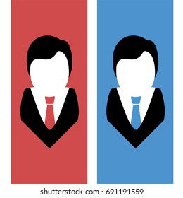 Elegant man icon