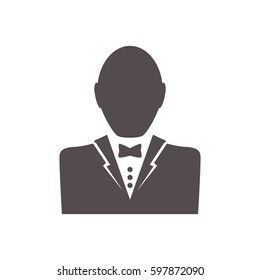Elegant man pictogram icon vector illustration graphic design