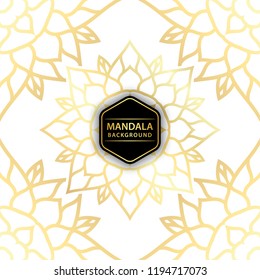 Elegant mandala background