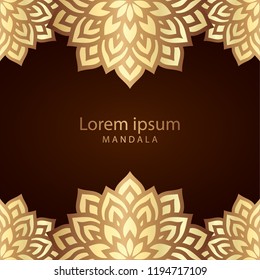 Elegant mandala background