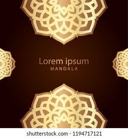 Elegant mandala background