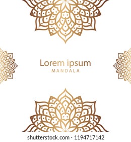Elegant mandala background
