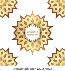 Elegant mandala background