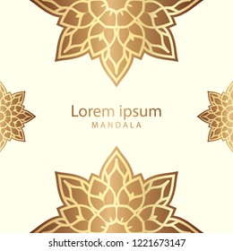 Elegant mandala background