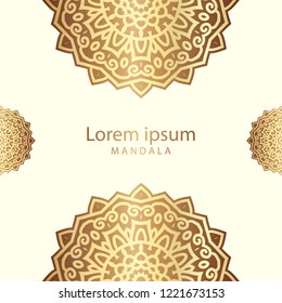 Elegant mandala background