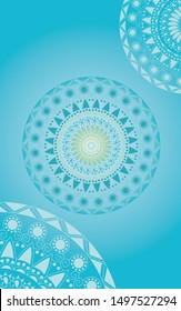 Elegant mandala for background or flyer