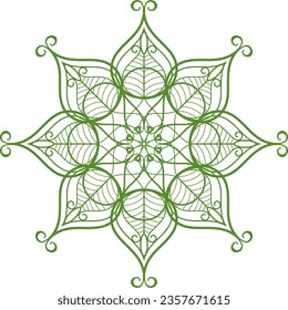 Elegantes Mandala-Hintergrund, Vektorgrafik-Design. Muster Einzigartiges Modedesign-Symbol für Meditation Yoga-Logo, Henna-Design, muslime Hochzeitsverzierung, Hintere Tätowierung, Heillogo, Villa-Logo, Wellness