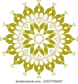 Elegant mandala background vector illustration design. pattern Unique mehndi designs symbol for meditation yoga logo,henna design,muslim wedding ornament, hindu tattoo ,healing logo,villa logo,wellnes