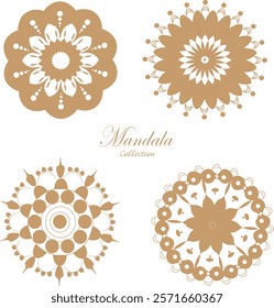 Elegant Mandala Collection in Warm Tones