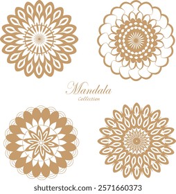 Elegant Mandala Collection in Warm Tones