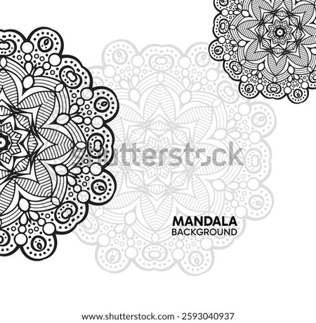 Elegant mandala illustration featuring harmonious geometric patterns and cultural artistry. Designed for multiple uses such as print materials, bohemian-style decorations, wallpapers, spiritual design
