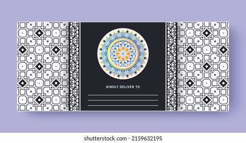 elegant mandala invitation card design