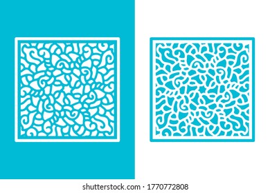 Elegante elemento de diseño aislado de mandala, patrón de línea geométrica. Ornamento redondo floral estilizado. Dibujo de cartón para tela textil o papel impreso. Fondo de encaje. Ilustración vectorial dibujada por mano