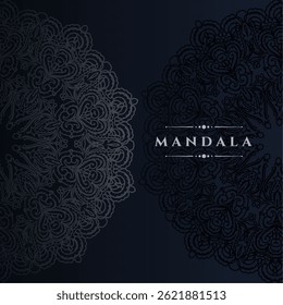 plano de fundo padrão mandala elegante para o vetor de design de fundo de saudação