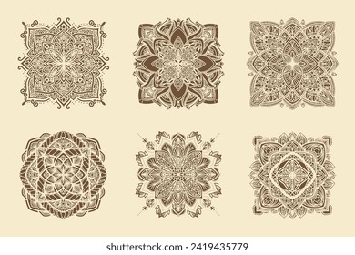 elegantes mandala muster design für dekoration
