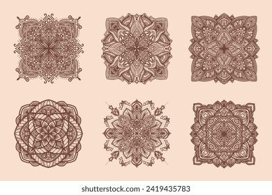 elegant mandala pattern design for decoration