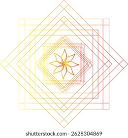 Elegant mandala pattern used in art, tattoos, and relaxation.