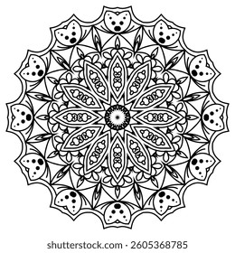 Elegant Mandala Patterns for Coloring and Stress Relief