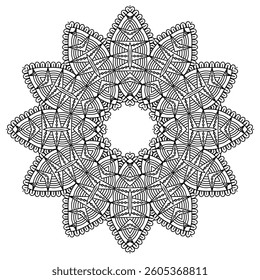 Elegant Mandala Patterns for Coloring and Stress Relief