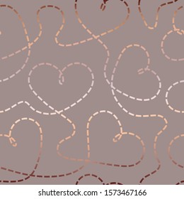 Elegant marble hearts. Seamless pattern. Repeatable luxurious ornamental. Endless background for design gift pack, wrapping paper, wrapper, wallpaper, interior, prints, surface, package, textile