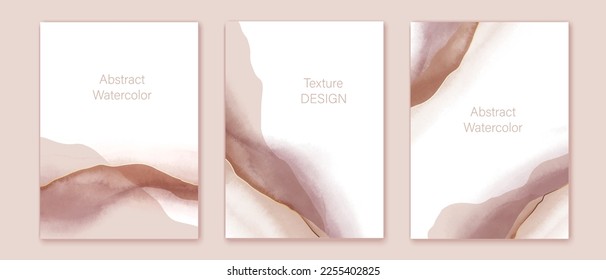 Elegant marble, stone texture set. Watercolor, ink vector background collection with white,  grey,  beige for cover, invitation template, wedding card, menu design. 