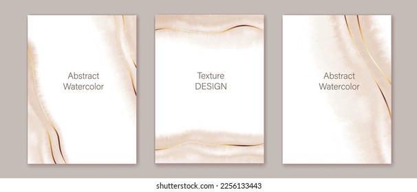 Elegant marble, stone texture set. Watercolor, ink vector background collection with white,  grey,  beige for cover, invitation template, wedding card, menu design. 