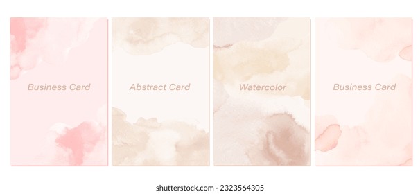 Elegant marble, stone texture set. Watercolor, ink vector background collection with white, pink, grey, bege for cover, invitation template, wedding card, menu design. 