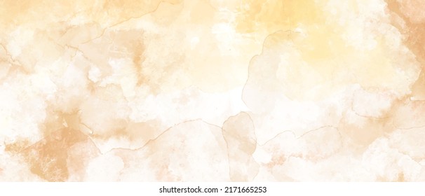 Elegant marble, stone  texture. Watercolor, ink vector background collection with white,  brown, orange, yellow  beige for cover, invitation template, wedding card, menu design.  - Shutterstock ID 2171665253