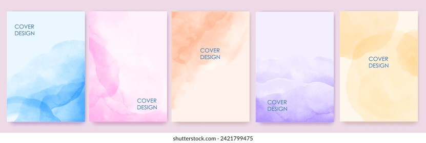 Mármol elegante, textura de piedra. Acuarela, colección de fondo de vector de tinta con blanco, rosa, azul, beige, lila. Para portada, plantilla de invitación, tarjeta de boda, diseño de menú. 