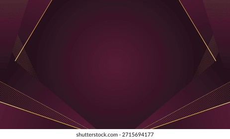 Elegante fondo abstracto marrón con Formas geométricas en capas acentos de línea dorada y Gradientes suaves ideales para invitaciones de marca de lujo carteles cubiertas y diseños digitales