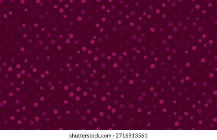 Fundo maroon elegante adornado com uma dispersão de pontos cor-de-rosa.  Perfeito para marcas, sites ou desenhos festivos.  Este padrão sutil, mas sofisticado, evoca sentimentos de luxo e celebração.