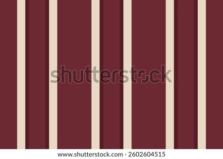 Elegant maroon and beige vertical stripes pattern.  Perfect for backgrounds, website design, textiles, or packaging.  This classic striped design offers a sophisticated and timeless aesthetic.