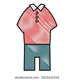 elegant masculine costume icon